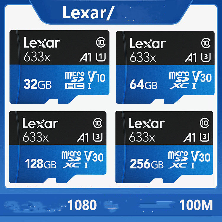 Carte Mémoire Micro SD 128GB Haute Vitesse - Compatible Dashcam 4K