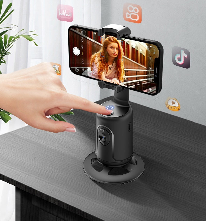 Support Téléphone Intelligent 360° – Suivi Automatique AI Sans Application !
