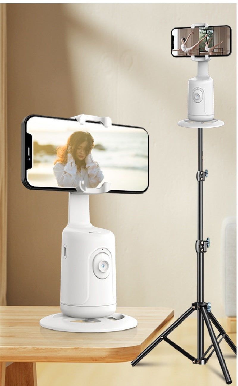 Support Téléphone Intelligent 360° – Suivi Automatique AI Sans Application !
