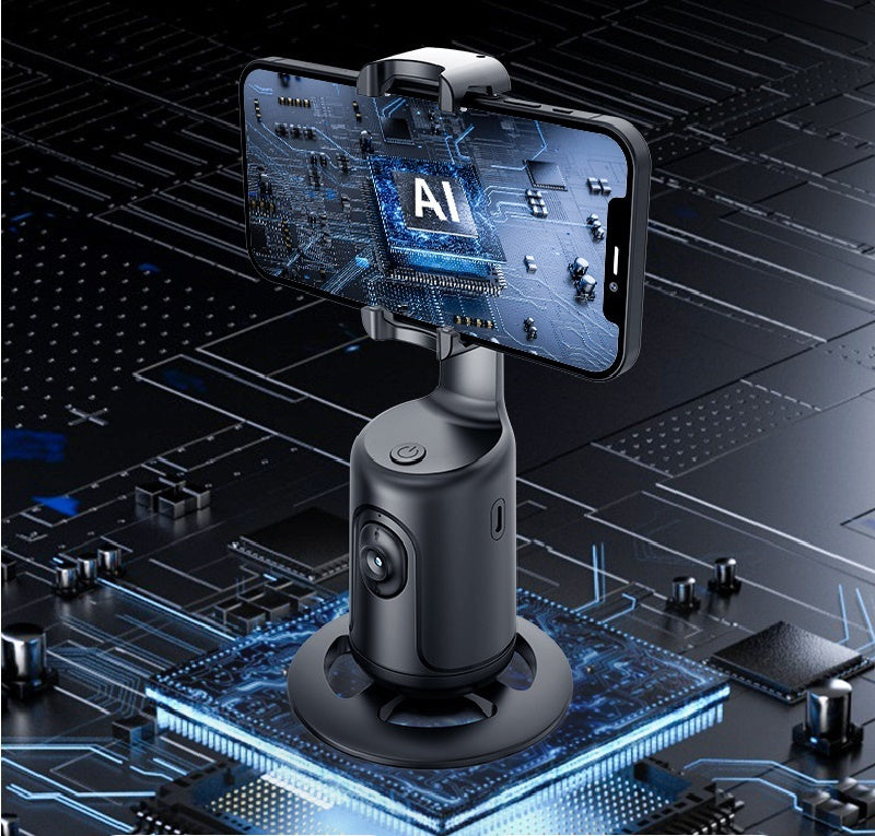 Support Téléphone Intelligent 360° – Suivi Automatique AI Sans Application !