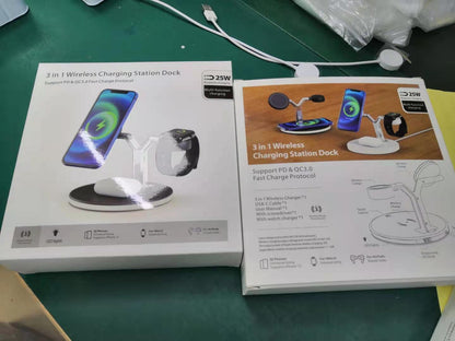 3 en 1 Chargeur Magnétique Sans Fil
