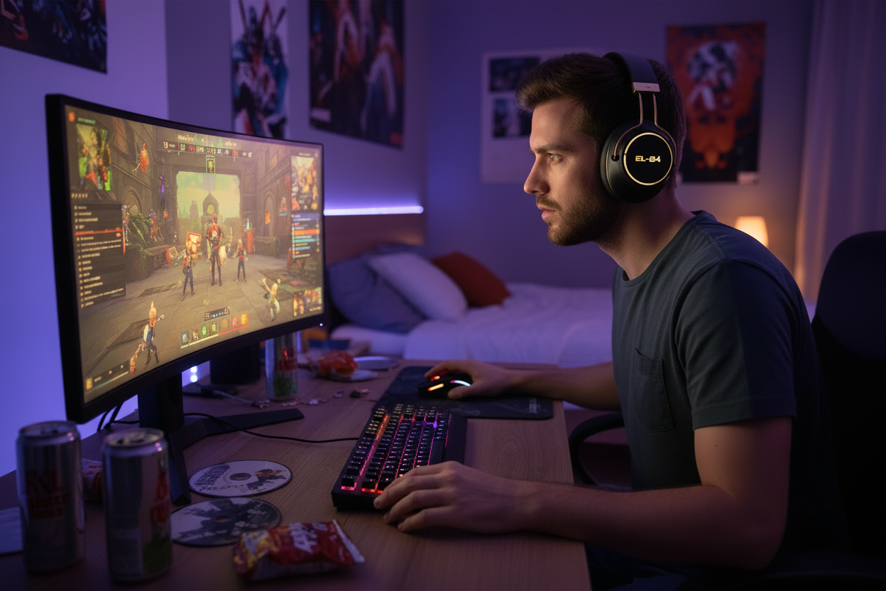 Casque Sport Pliable à Arceau avec Subwoofer