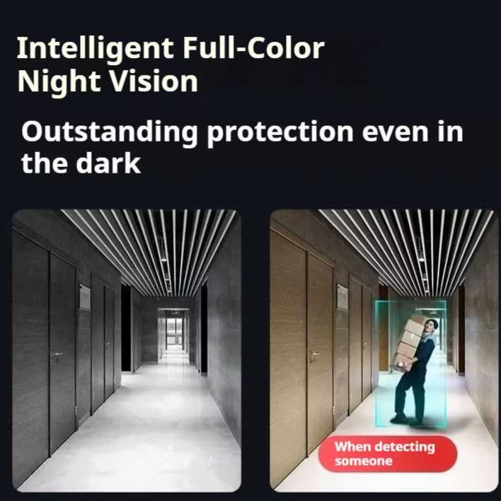 Caméra de surveillance WiFi sans fil  BC22. Vision nocturne couleur HD, sécurité intelligente