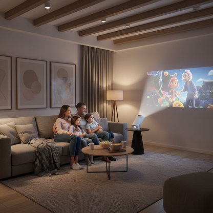 Mini Projecteur 4K Portable – Android WiFi Bluetooth | P30PRO Home Cinema Ultra-léger 115g