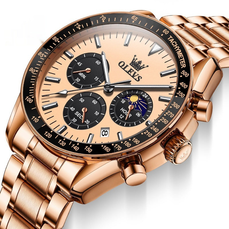 Montre Quartz Homme — Élégante, Précise et Confortable