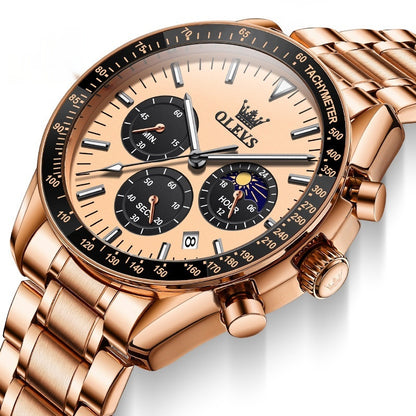 Montre Quartz Homme — Élégante, Précise et Confortable