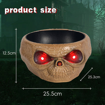 Combo Halloween Édition Limitée – Bol à bonbons + Masque LED Halloween Effrayant!
