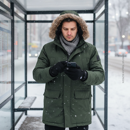 Gants chauffants d’hiver pour hommes et femmes – coupe-vent et imperméables