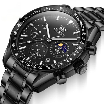 Montre Quartz Homme — Élégante, Précise et Confortable