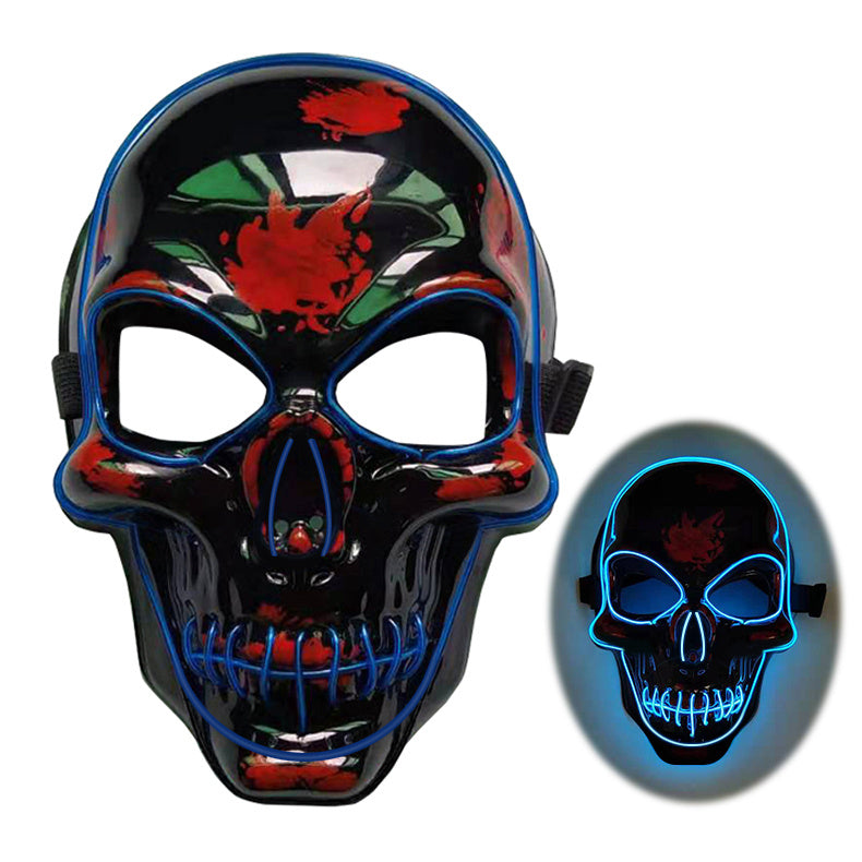 Halloween : Masque Squelette LED Lumineux