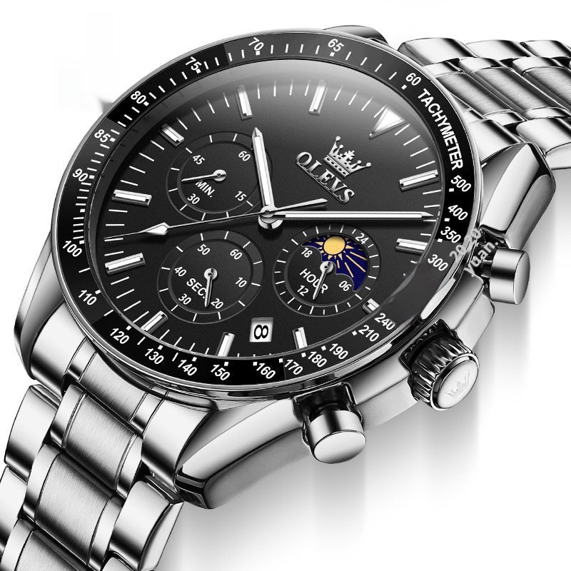 Montre Quartz Homme — Élégante, Précise et Confortable