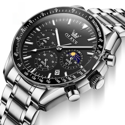 Montre Quartz Homme — Élégante, Précise et Confortable