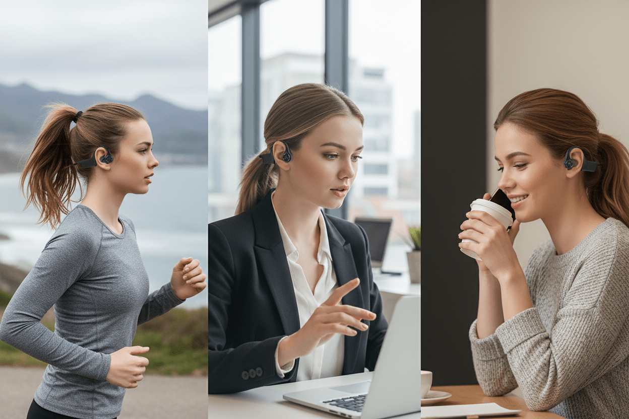 Casque Bluetooth à conduction osseuse – 32 Go (grande capacité) - Gadgets - shop