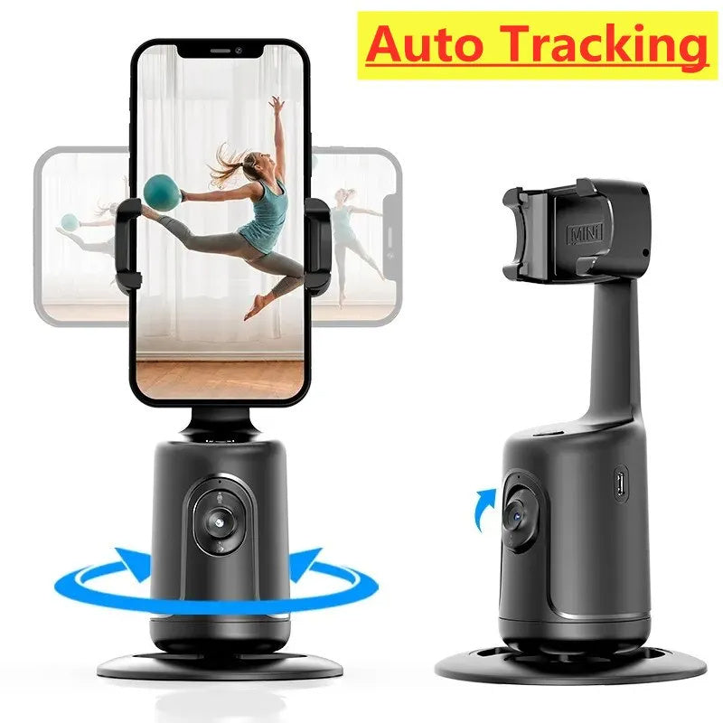 Support Suivi Automatique 360° – Trépied Intelligent pour TikTok & Vlogs