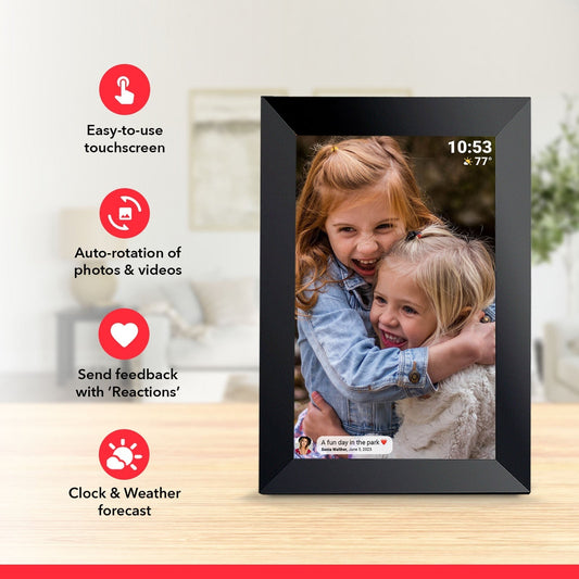Frameo Cadre Photo Numérique WiFi 10.1 et 15.6” IPS Écran Tactile – Envoi de Photos via Application Mobile - Gadgets - shop