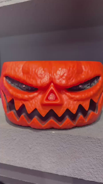Combo Halloween Édition Limitée – Bol à bonbons + Masque LED Halloween Effrayant!