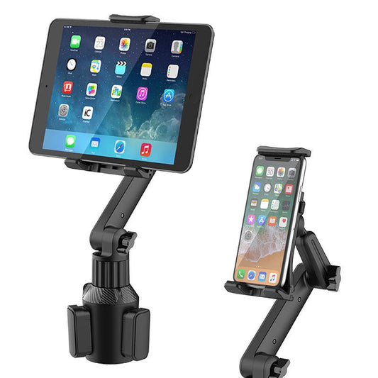 Support Tablette Voiture sur Porte - Gobelet - Fixation Universelle pour Tablette et Téléphone - Gadgets - shop